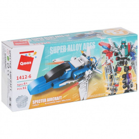 Детский конструктор Qman 1412 транспорт Specter Aircraft