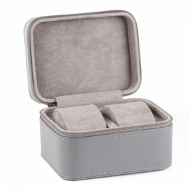 Кейс для годинників Salvadore 2W-FH-GGF-SPU 13х10х8 см Сірий