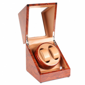 Скринька Craft для підзаводу 2-х годинників L0020-3 BRP Коричнево-бежевий