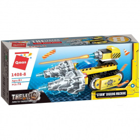Детский конструктор Qman 1408 транспорт Digging Machine