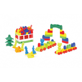 Дитячий конструктор Colorplast "Майстер Блок" №6 1-028 113 дет.