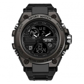 Наручний годинник чоловічий Sanda Tattoo Чорний (2000)