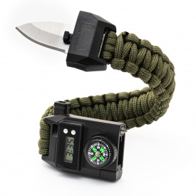 Наручний годинник чоловічий з компасом BESTA Band 6в1 Чорний (2888)