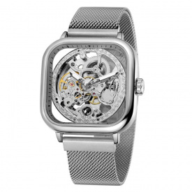 Наручний годинник жіночий Forsining Eagle II Сріблястий (2114)