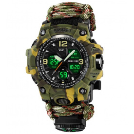 Армійський годинник Skmei 1155G Hamlet Paracord Camo (1155-54)