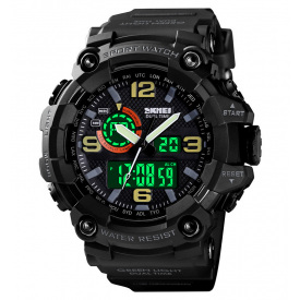 Годинник наручний Skmei 1520 Black 1520BK (17152-hbr)