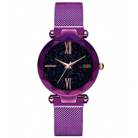 Жіночий годинник Starry Sky Watch на магнітній застібці Фіолетовий