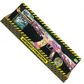 Зібрана модель Гумкостріл Автомат Ак Mirage Сувенір Декор Akmir-B