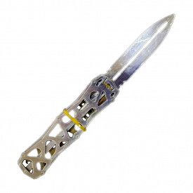 Дерев'яний сувенірний ніж Викидуха скелетон Сувенір Декор SK-CHROM (Хром)