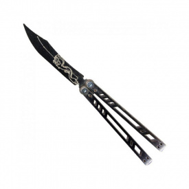 Сувенірний дерев'яний ніж So-2 Метелик Chrome Сувенір-Декор So2Balcr