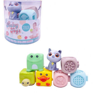 Игрушка для купания Bambi SCA97-2C животные и фигуры 7шт