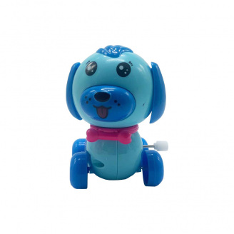 Заводная игрушка Собачка Bambi 665 8 см Синий