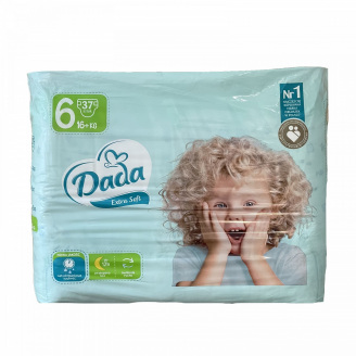 Підгузники Dada Extra Soft 6 extra large 16+ кг 37 шт