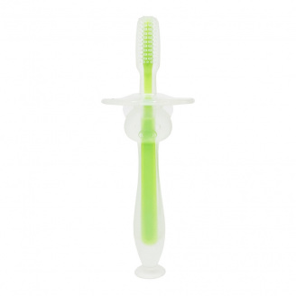 Силіконова зубна щітка Mumlove MGZ-0707(Green) з обмежувачем
