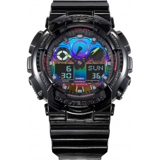 Годинник Casio G-SHOCK GA-100RGB-1AER Black