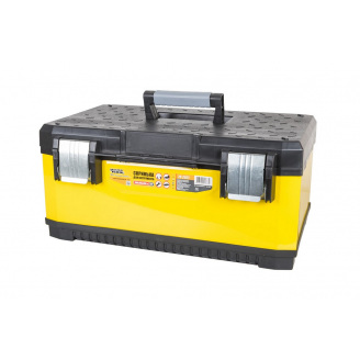 Ящик для інструментів MASTERTOOL GM 21 (556х366х266 мм) металевий корпус металеві замки (79-2921)