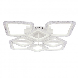 Стельова LED люстра Sunlight 6063/4+4 Білий