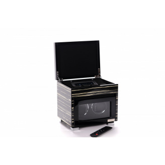 Скринька Salvadore для підзаводу 2 годинників R12411 2x2 Grey