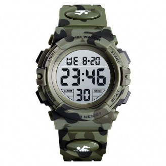 Годинник наручний дитячий Skmei 1548 Camouflage Green 1548CMGN (17148-hbr)