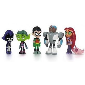 Міні-фігурки Neca Teen Titans Go Deluxe юні титани набір 6 шт. 5 см ПВХ