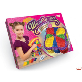 Набір для творчості Блискуча мозаїка Шкатулка Dankotoys (SHR-01-01)