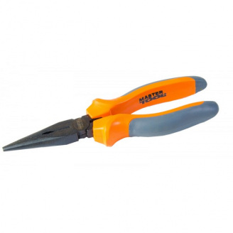 Щипці прямі 180 мм С50 фосфатовані HRC 55~65 MASTERTOOL GM (25-2180)