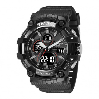 Годинник наручний Smael 8079 Black (16676-hbr)