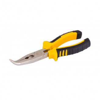Щипці гнуті 180 мм С55 HRC 45-50 MASTERTOOL 23-3180