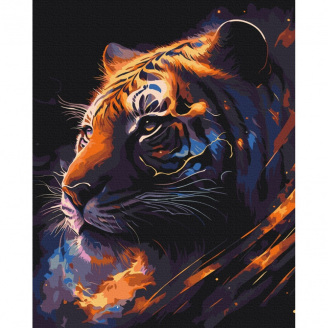 Картина за номерами Тигр Зодіак Brushme BS53691 40х50 см