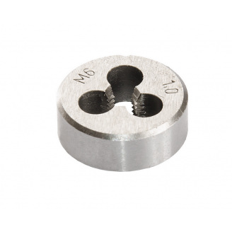 Плашка для нарізування різьблення M 6*1,0 мм MASTERTOOL GM (15-0063)