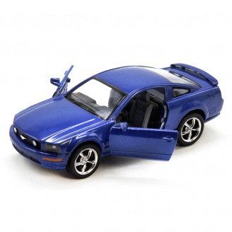 Машинка Kinsmart Ford Mustang GT 16x8x7 см Синій (KT5091W)