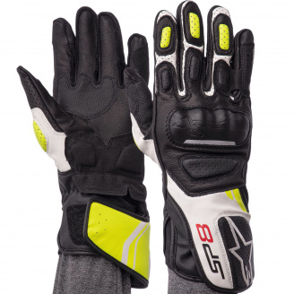 Мотоперчатки зимние Alpinestars SP8 размер XL Черный/Зеленый PT1098