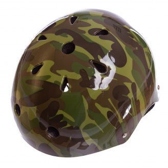 Шлем для экстремального спорта Zelart SK-5616-010 р-р L-56-58 камуфляж зеленый