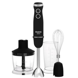 Блендер погружний Magio МG-655 1200 Вт 500 мл Black