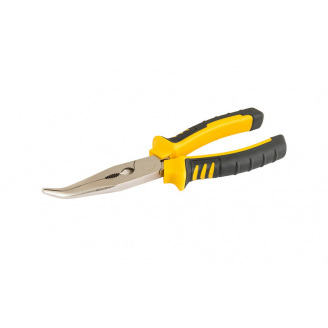 Щипці гнуті 200 мм С55 HRC 45~50 MASTERTOOL GM (23-3200)