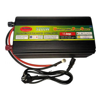 Автомобільний інвертор WimpeX 5200W 12V 220V DC-AC USB (1756375595)