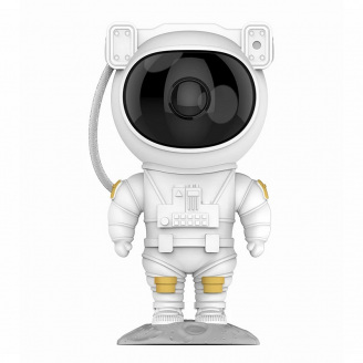 Проектор зоряного неба з пультом та таймером Astro Астронавт Білий (411302109)