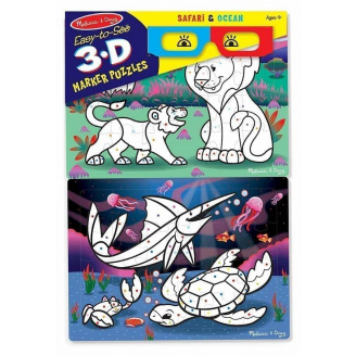 3D пазли-розмальовки 