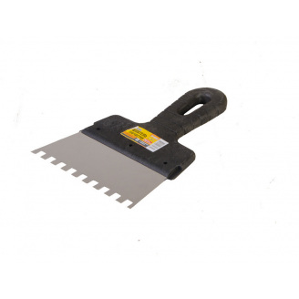Шпатель зубчастий 150 * 8 * 8 мм MASTERTOOL GM (19-6815)