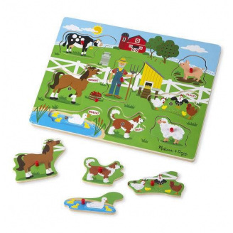 Звуковий пазл для малюків Melissa&Doug