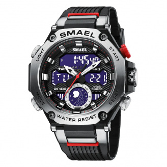 Годинник наручний Smael 8069 Silver (16675-hbr)