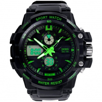 Годинник наручний Skmei 0990 0990GN Green (17100-hbr)