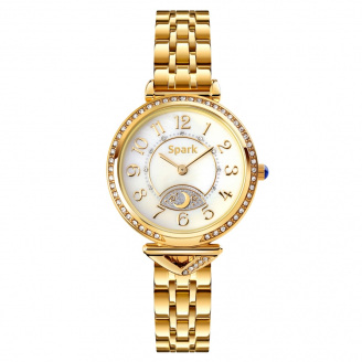 Жіночий годинник Spark Opera зі Swarovski Білий (Z1658G)