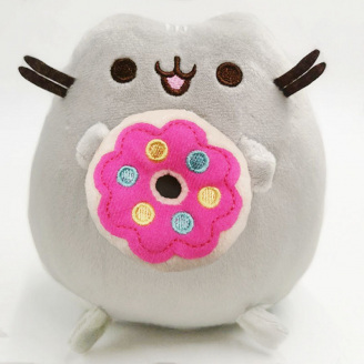 М'яка іграшка 2Life Pusheen cat Кіт з пончиком 15х12 см v-12315