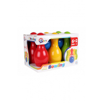 Іграшка Technok Toys Набір для гри в боулінг 8 шт Різнокольоровий ЦБ-00111416 (SKT000438840)