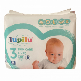 Підгузки Lupilu Skin Care 3 Midi 4-9 кг 40 шт