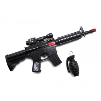 Автомат-тріска M16 з гранатою Golden Gun (803)