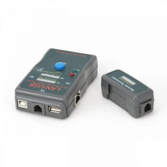 Тестер кабельний Cablexpert NCT-2 для UTP STP USB кабелів