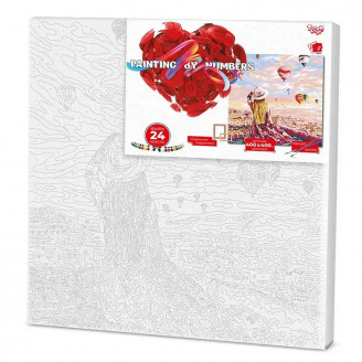 Картина за номерами Danko Toys Тигр KpNe-40х40-02-03 40x40 см
