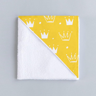 Непромокаюча пелюшка COSAS YELLOW CROWN Ранфорс 70х120 см Жовтий